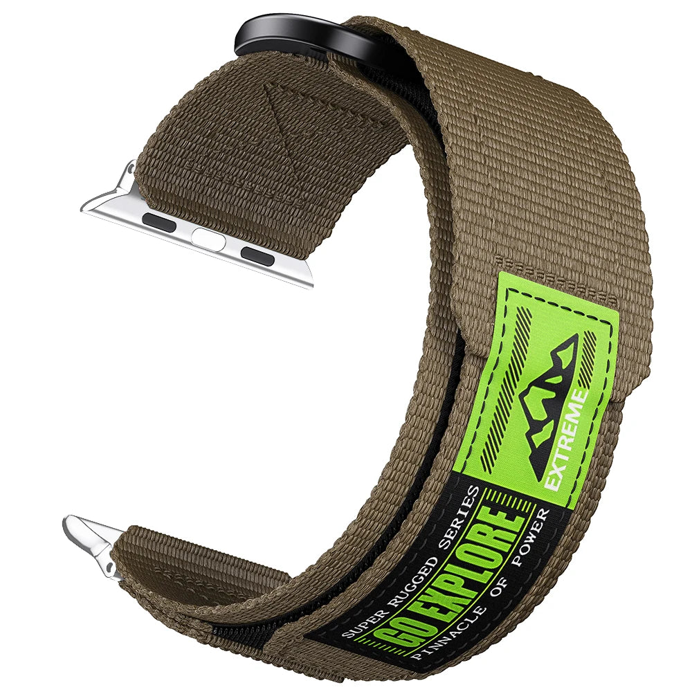 Velcro Nylon Strap Band for Apple Watch