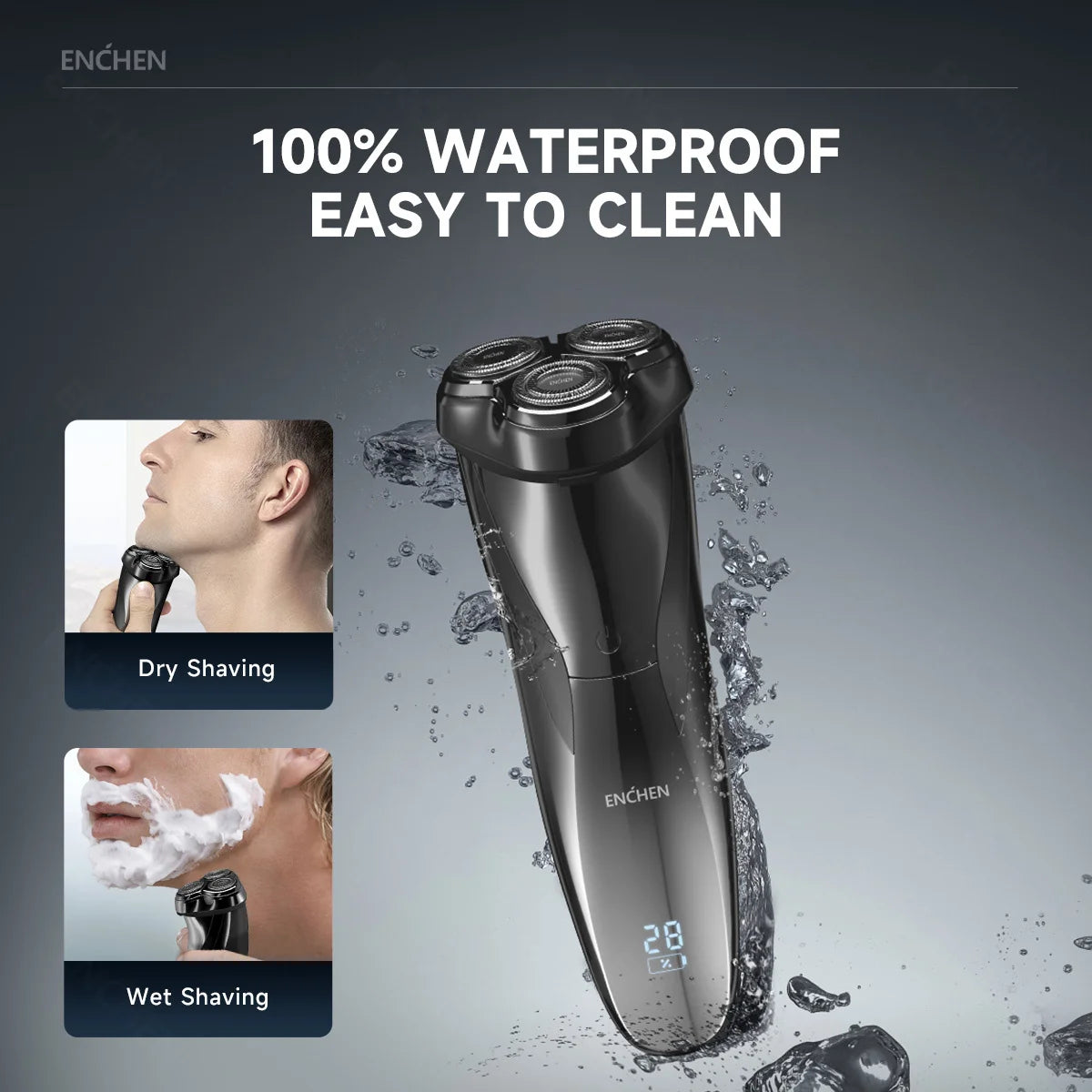 ENCHEN BlackStone 3 Electric Shaver 3D Waterproof Razor