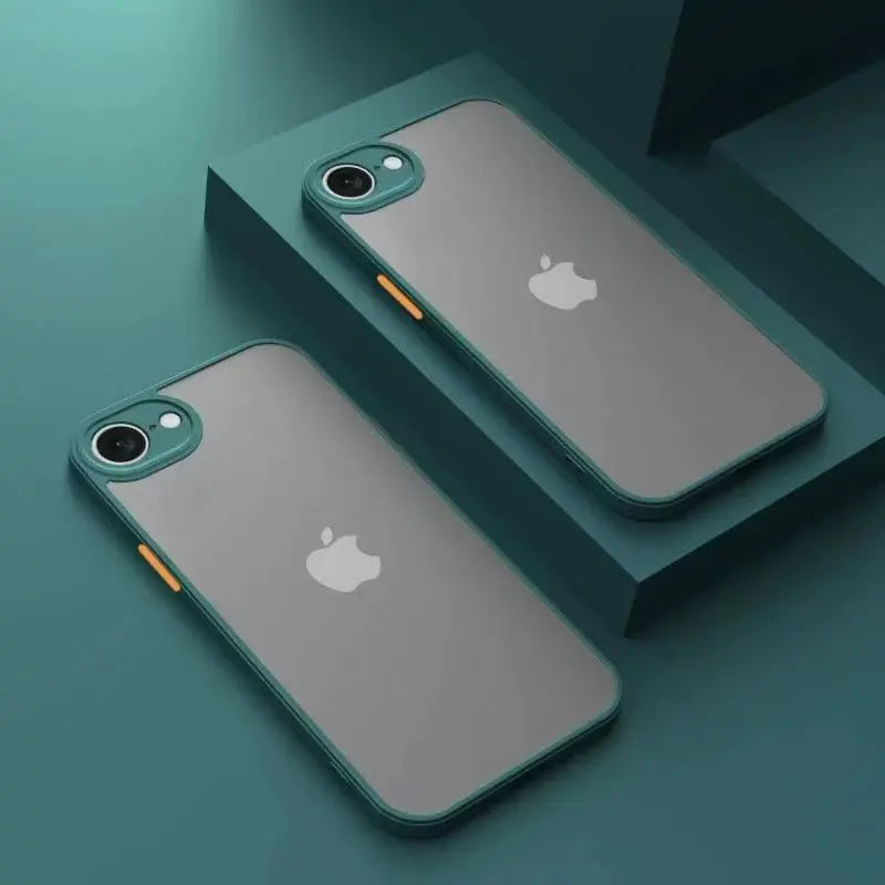 Hybrid Hard PC and Soft Bumper Case with Raised Lens Ring for iPhone 17e