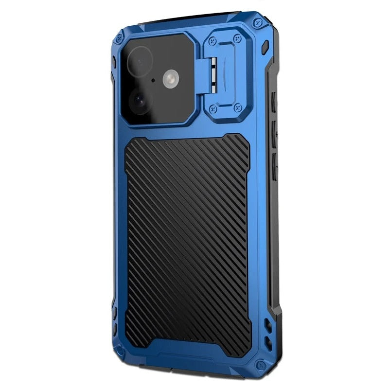iPhone 16 Series Heavy Duty Armor Case Case with Metal Lens Protection