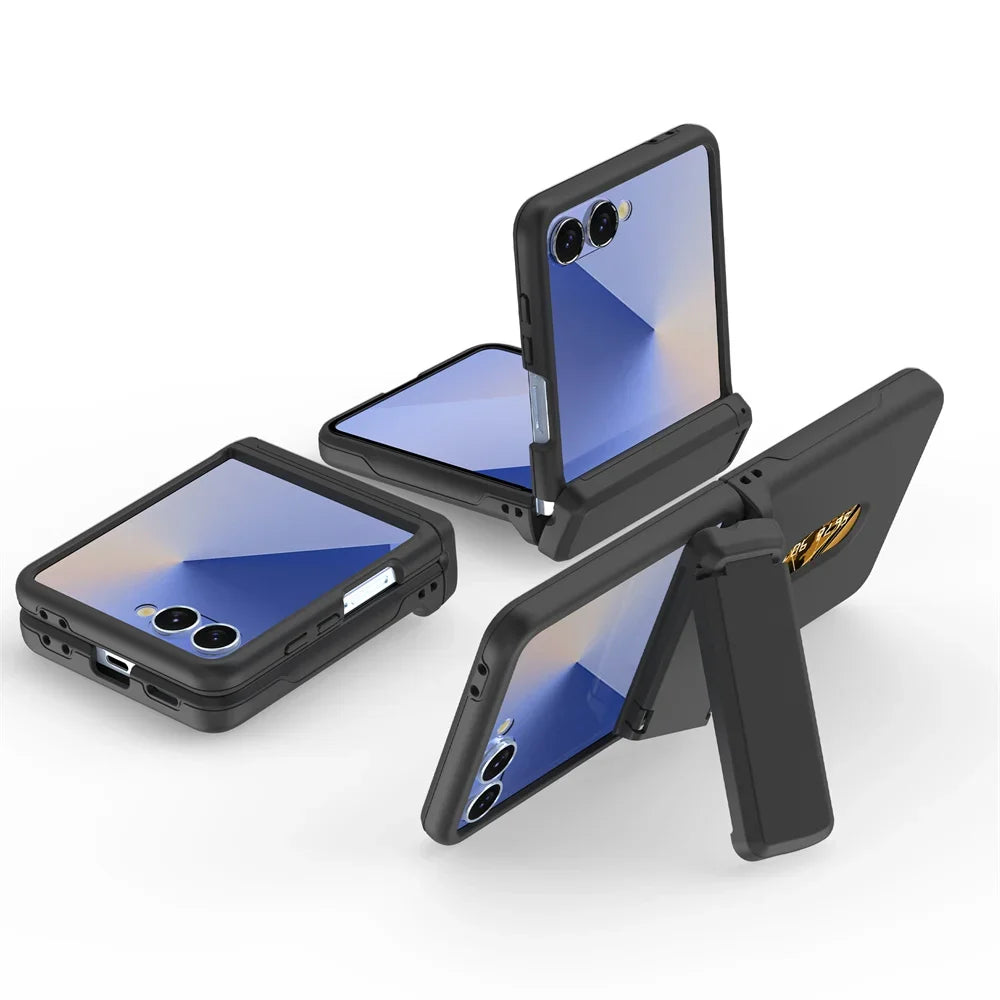 Slim Protective Case with Card Slot & Kickstand for Samsung Galaxy Z Flip 7