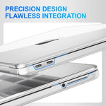 Crystal Clear Hard Shell Laptop Case with Anti-Yellowing Protection for MacBook Neo