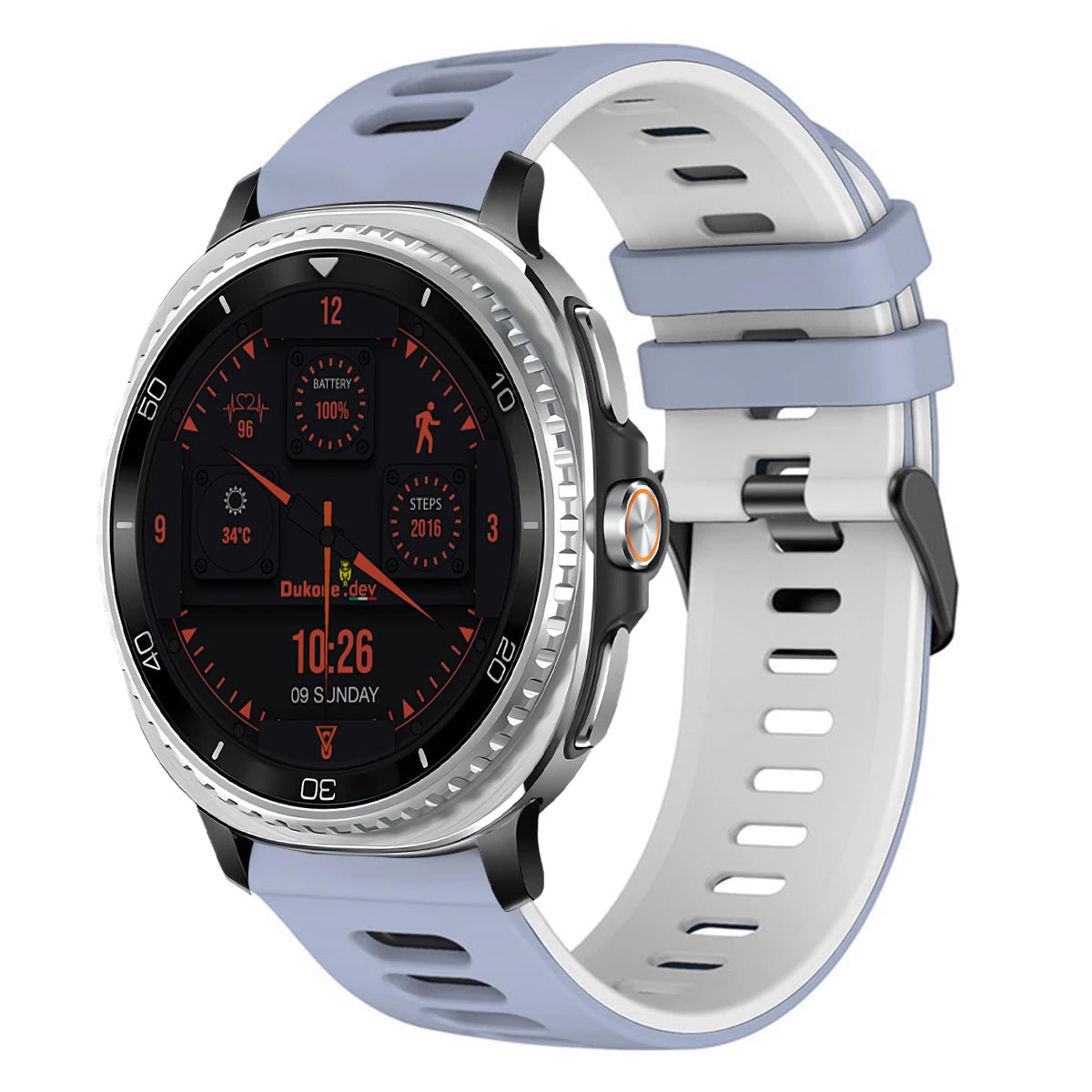 Durable No-Gap Sport Silicone Wristband for Samsung Galaxy Watch 8 & Galaxy Watch 8 Classic