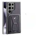 Drop-Proof Electroplate Leather Case for Samsung Galaxy S24 Series
