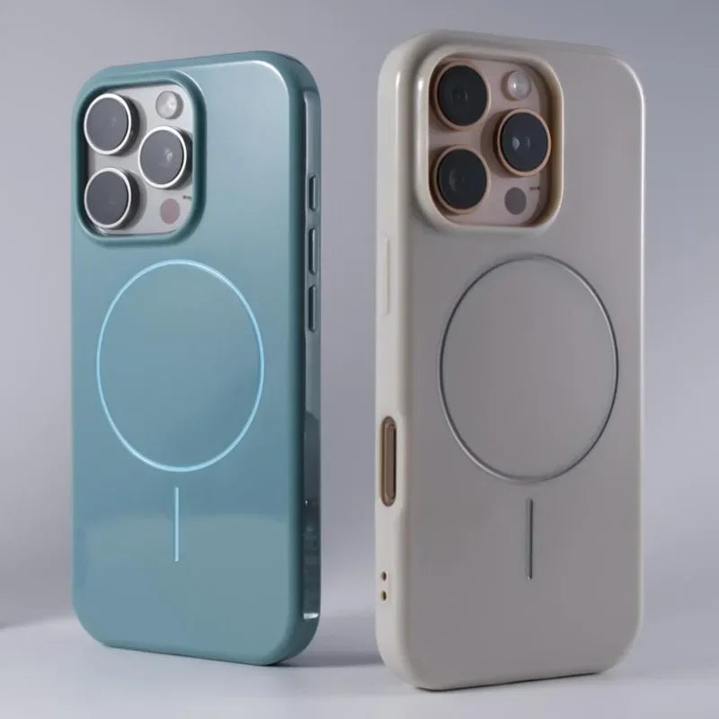 Shockproof Luxury Armor MagSafe Case for iPhone 16 Series