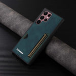 Samsung Galaxy S24 Series Retro Leather Wallet Case