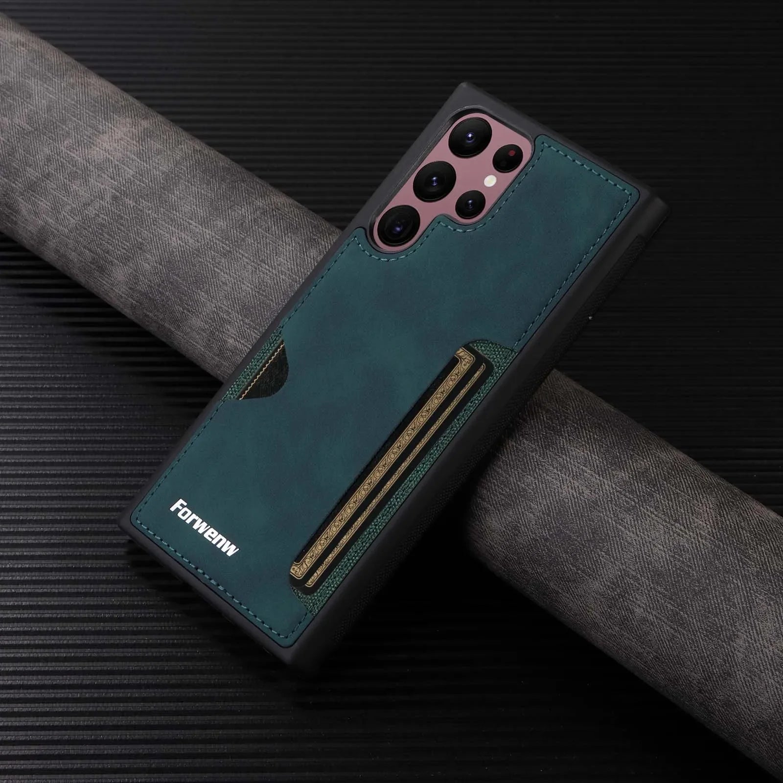 Samsung Galaxy S24 Series Retro Leather Wallet Case