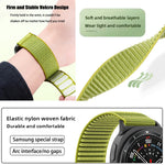 Breathable Nylon Loop Strap with Velcro Closure for Samsung Galaxy Watch 9