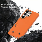 Luxury Woven Magnetic Case with Metal Camera Frame for Samsung Galaxy S26 Ultra