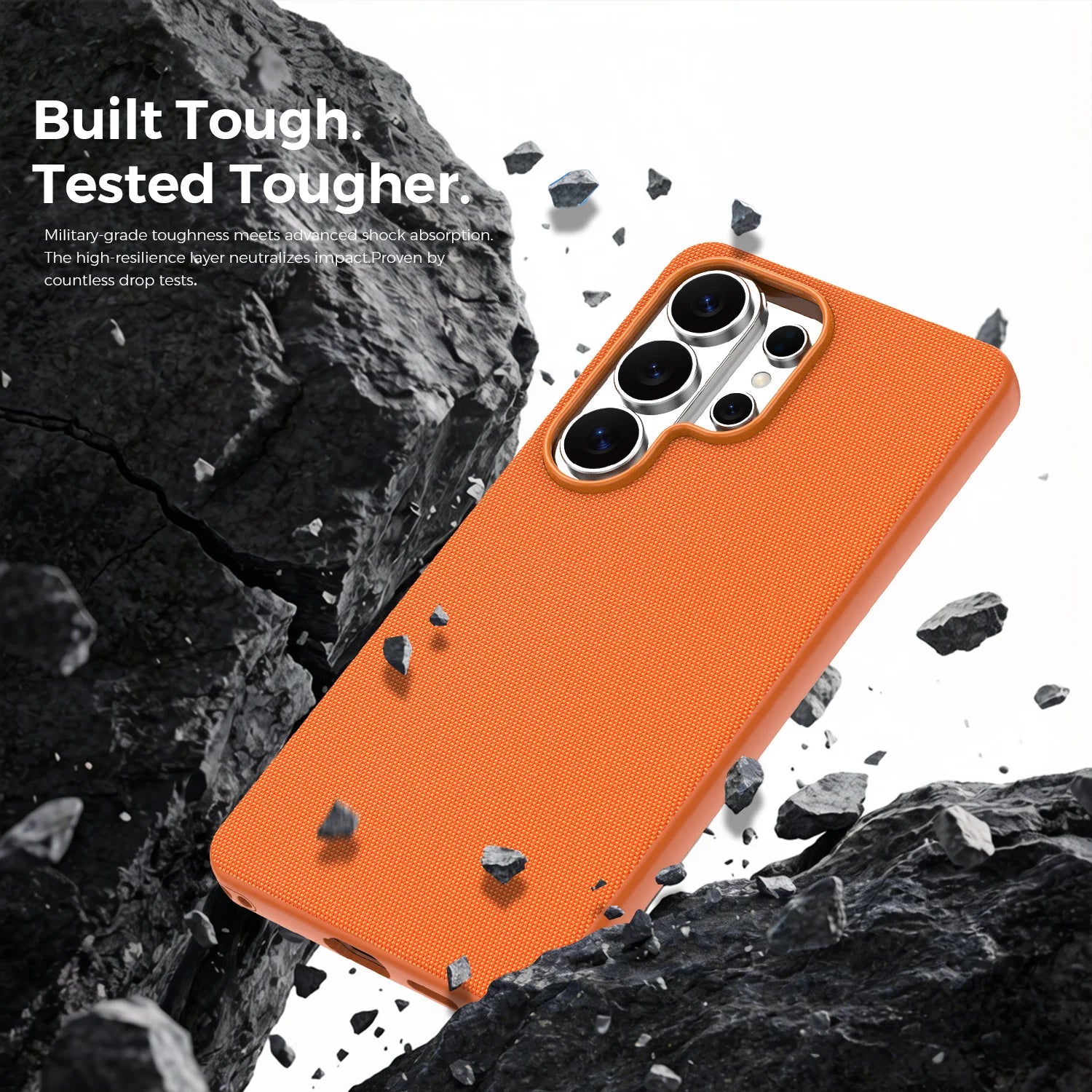 Luxury Woven Magnetic Case with Metal Camera Frame for Samsung Galaxy S26 Ultra