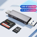 Fonken 2-in-1 Micro SD/TF Card Reader