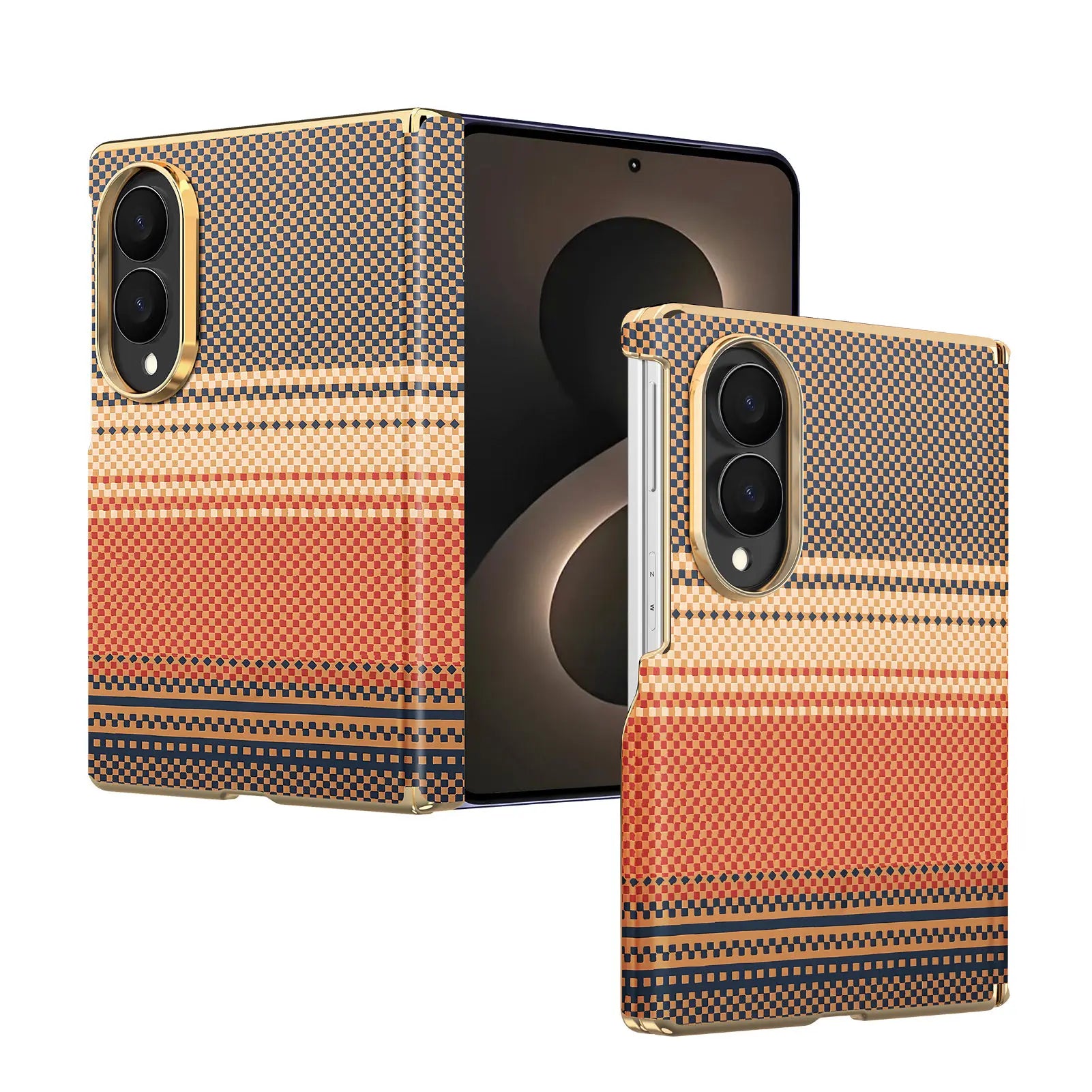 Luxury Magnetic Carbon Fiber Case for Samsung Galaxy Z Fold 8