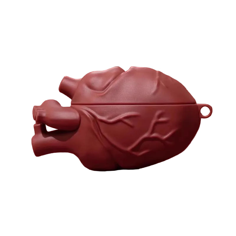 Realistic Heart Design Silicone Case for AirPods Pro 3