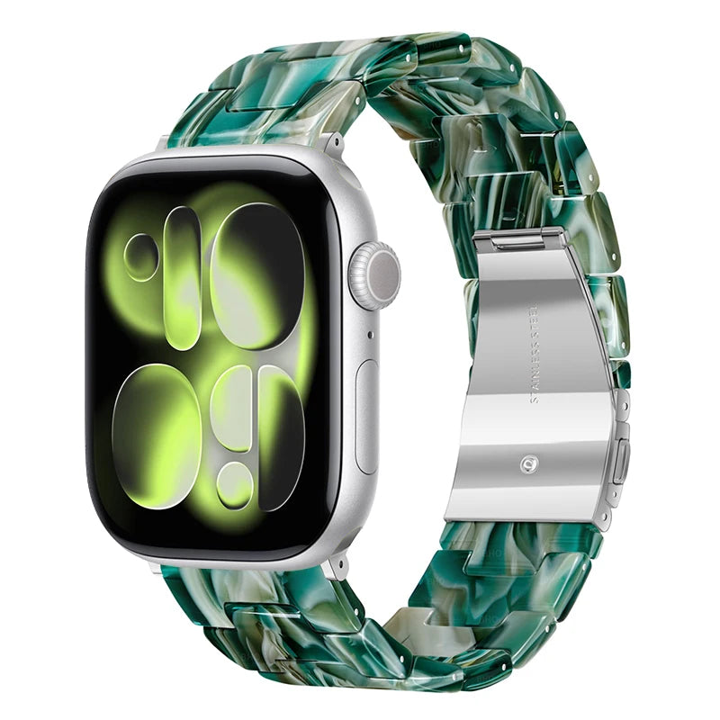 Glossy Resin Link Strap for Apple Watch