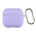 Inner Flocking Silicone and PC Keychain Case for AirPods 4