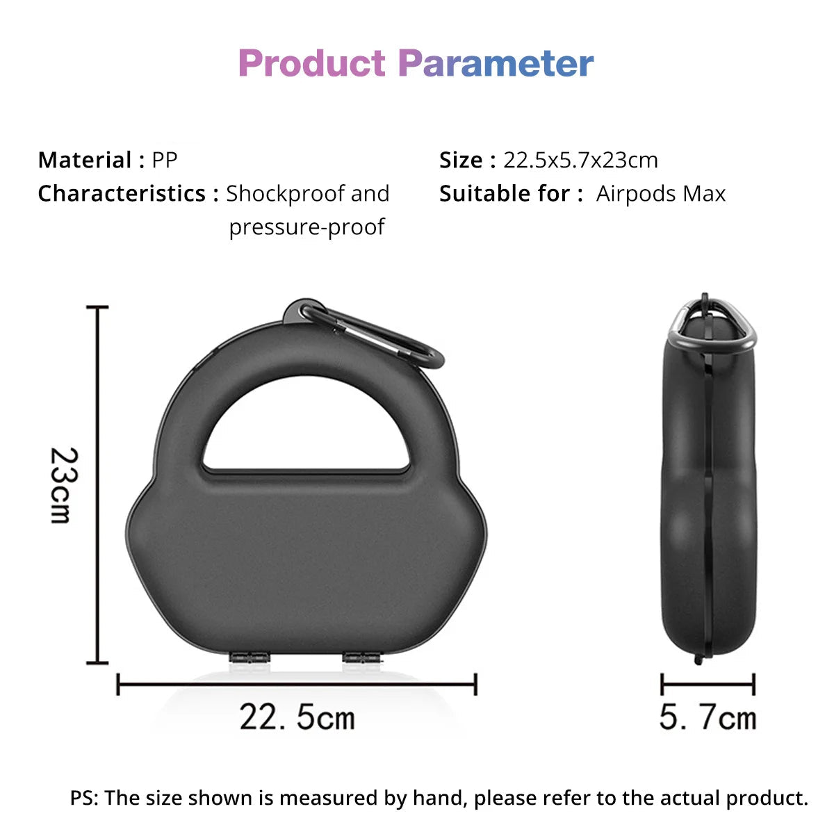 Premium Soft Leather Protective Case for AirPods Max