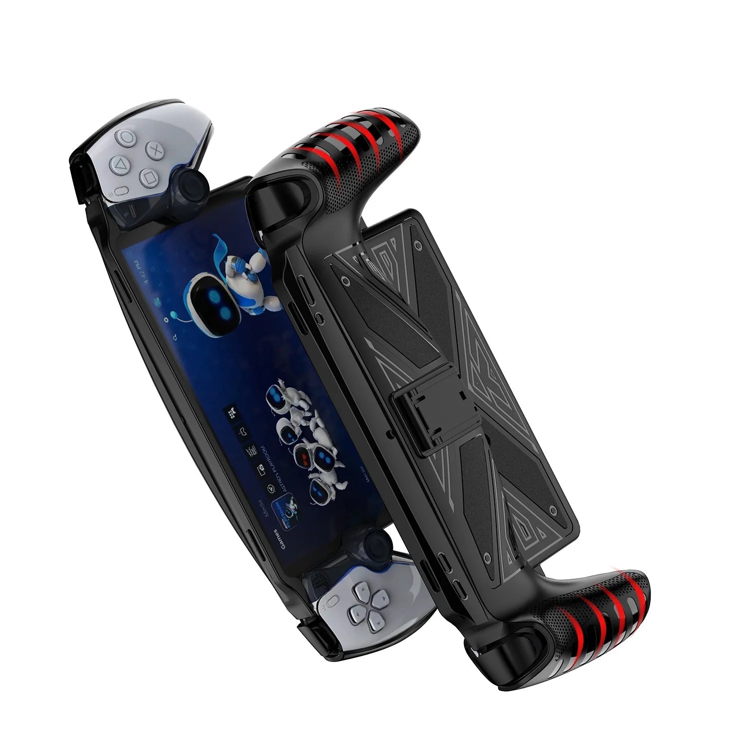 Ergonomic TPU Case for PlayStation Portal Controller – Grip Handle & Stand