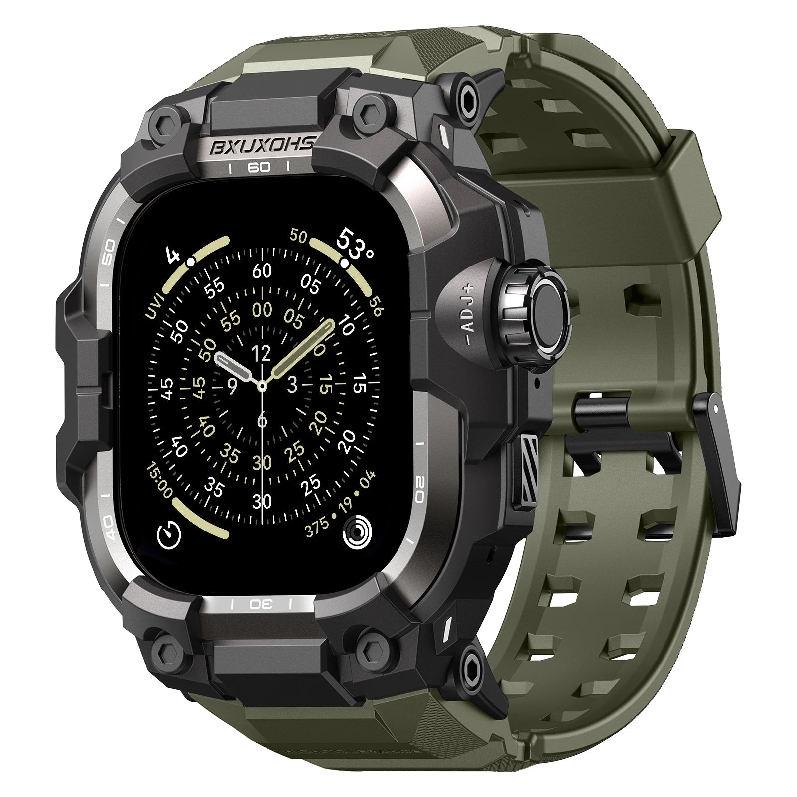 Tactical Protective Case with Band for Apple Watch