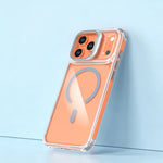 iPhone 17 Series Transparent MagSafe Case with Hidden Lens Stand