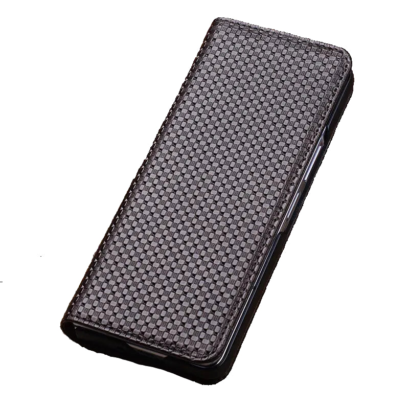 Genuine Leather Flip Cover Case with Magnetic Closure for Samsung Galaxy Z Fold 8 Ultra