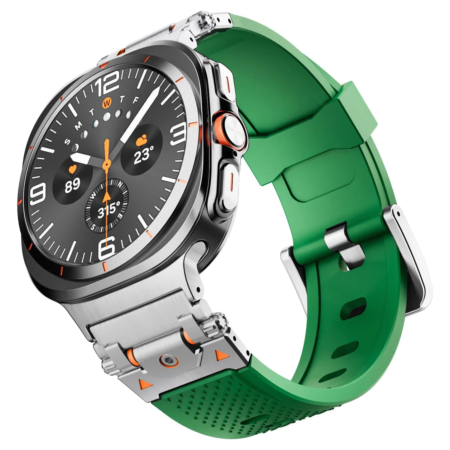 Rugged TPU Silicone Band for Samsung Galaxy Watch Ultra