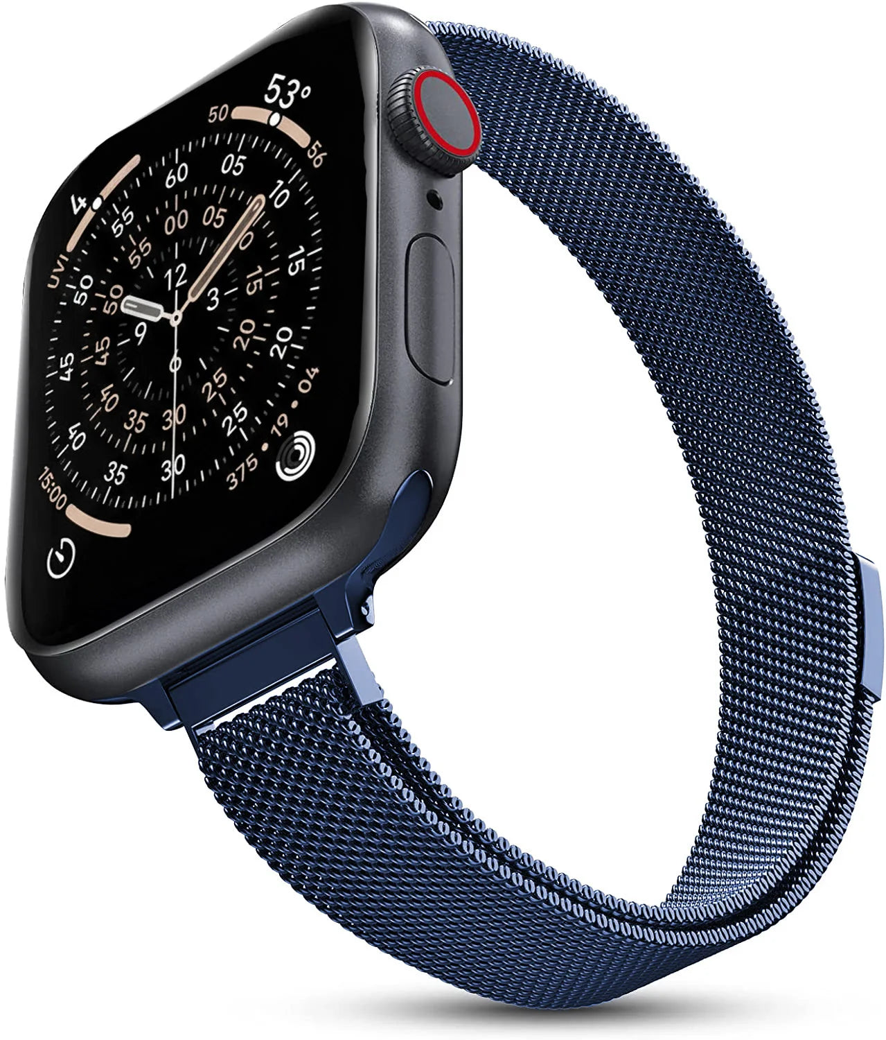 Elegant Slim Magnetic Milanese Loop Strap for Apple Watch