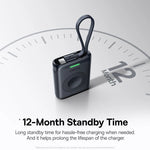 Baseus Compact 5W Apple Watch Magnetic Charger with USB-C Built-in Cable