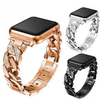 Luxury Cuban Link Jewelry Bracelet for Apple Watch