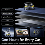 Vacuum Suction Car Phone Holder with Magnetic 360° Rotation Stand