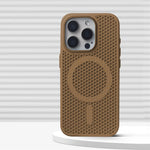 Honeycomb Grid Mesh Cooling Case with MagSafe for iPhone 15 Series