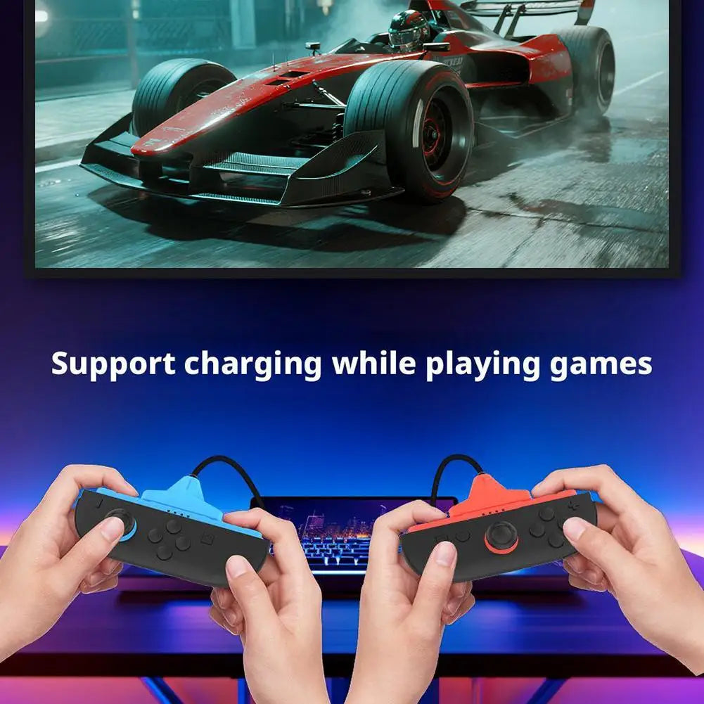 Nintendo Switch 2 Controller Nylon Braided Magnetic Charger