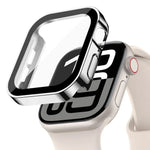 Protective Bumper Case with Built-in Tempered Glass for Apple Watch