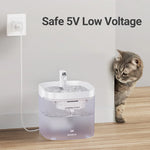ROJECO Dual-Filter Smart Cat Water Fountain