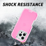 iPhone 16 Series Hard PC + TPU Transparent Armor Shockproof Defender Case