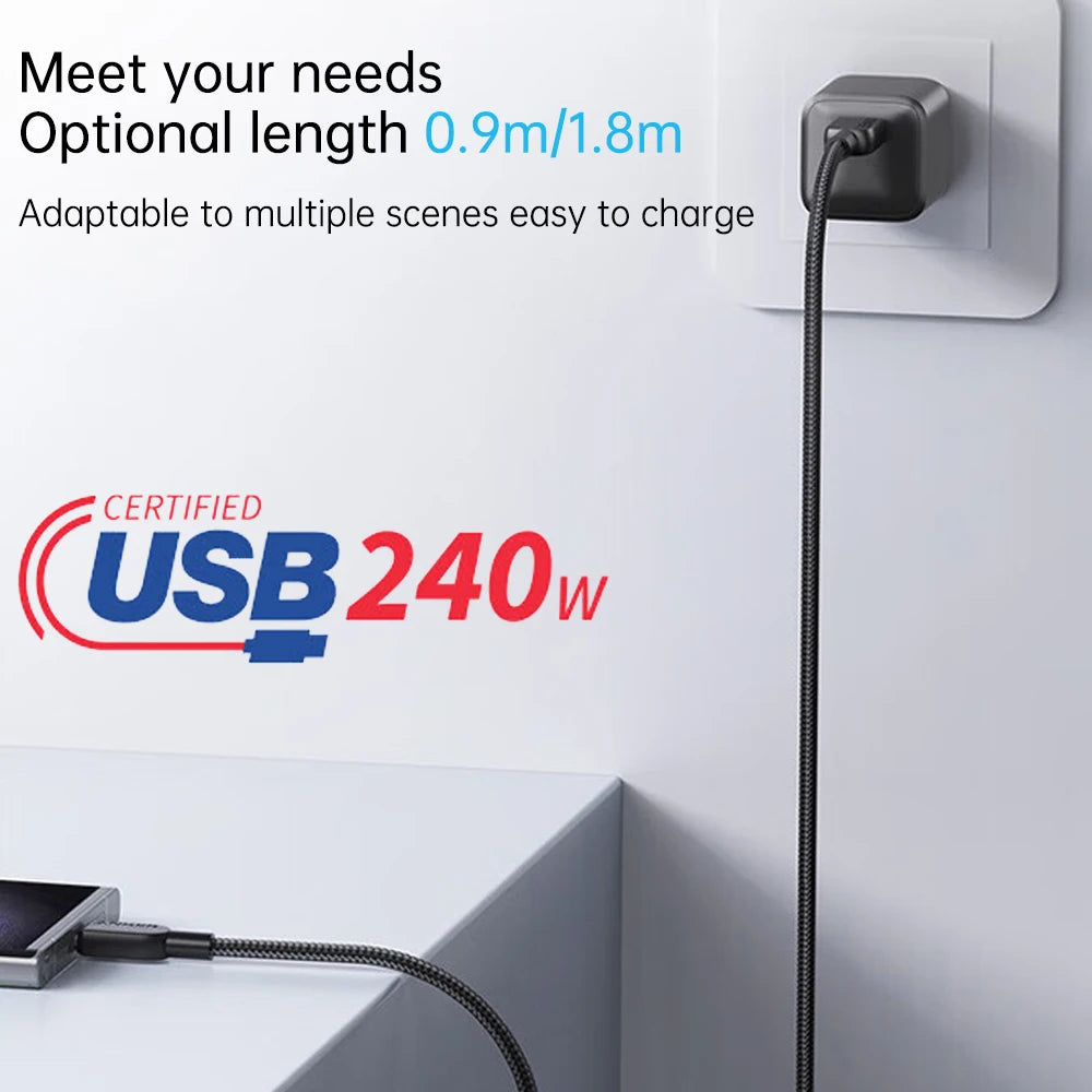 Anker USB-C 240W Nylon Braided Fast Charging Cable