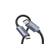 UGREEN Braided DisplayPort To HDMI 2.1 4K240Hz Cable