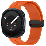 Silicone Smartwatch Band with Magnetic Snap Closure for Samsung Galaxy Watch 9