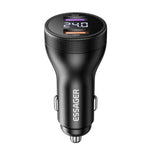 Essager 73W USB-C PD3.0 Car Charger with Digital Display