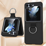 Samsung Galaxy Z Flip 6 Armor Case with Ring Holder and Matte Finish