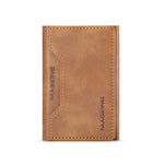 Fashionable Strong Magnetic Leather Wallet