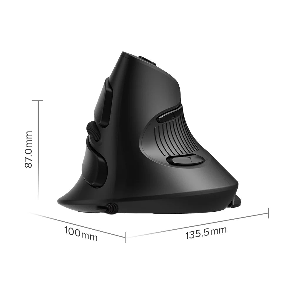 Delux M618BU Ergonomic Vertical Office Mouse