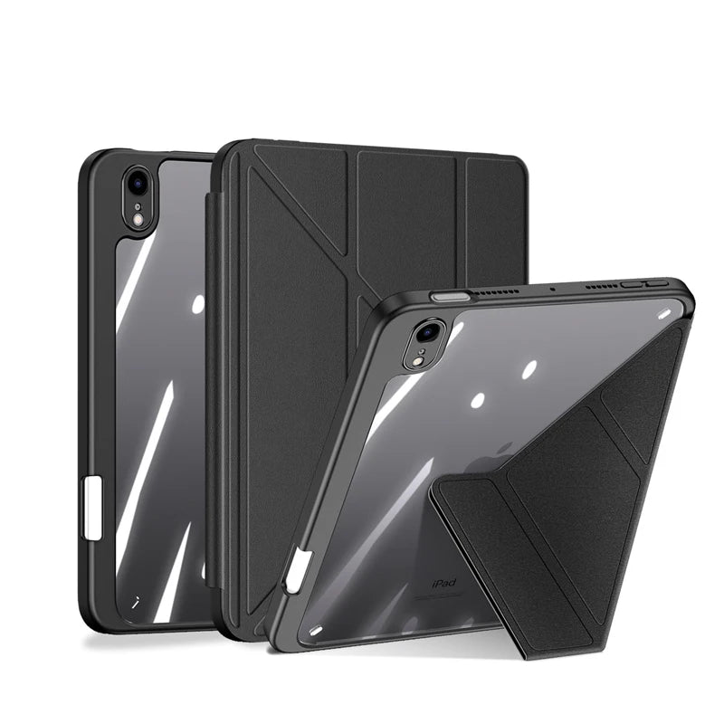 Detachable PU Leather Flip Stand Case with Pencil Holder for iPad Mini 6