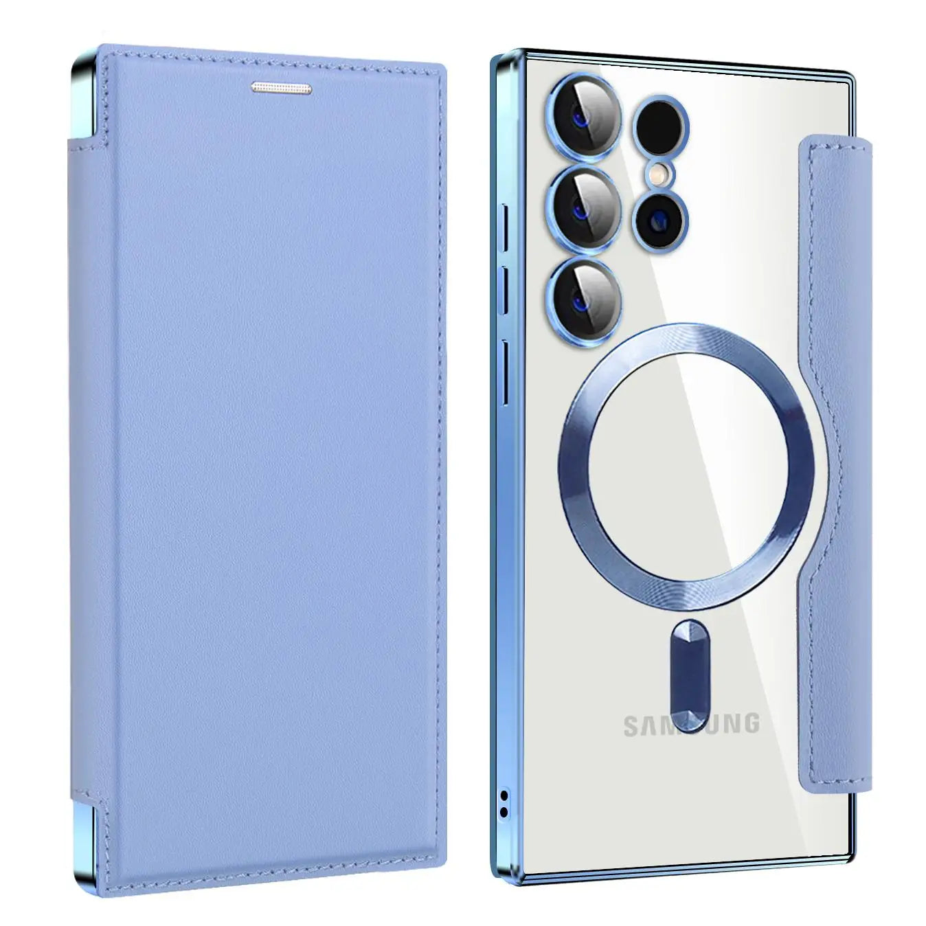 Protective Flip Magnetic Leather Case for Samsung Galaxy S25 Ultra
