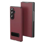 Samsung Galaxy Z Fold 7 Shockproof Leather Case with Magnetic Flip Cover