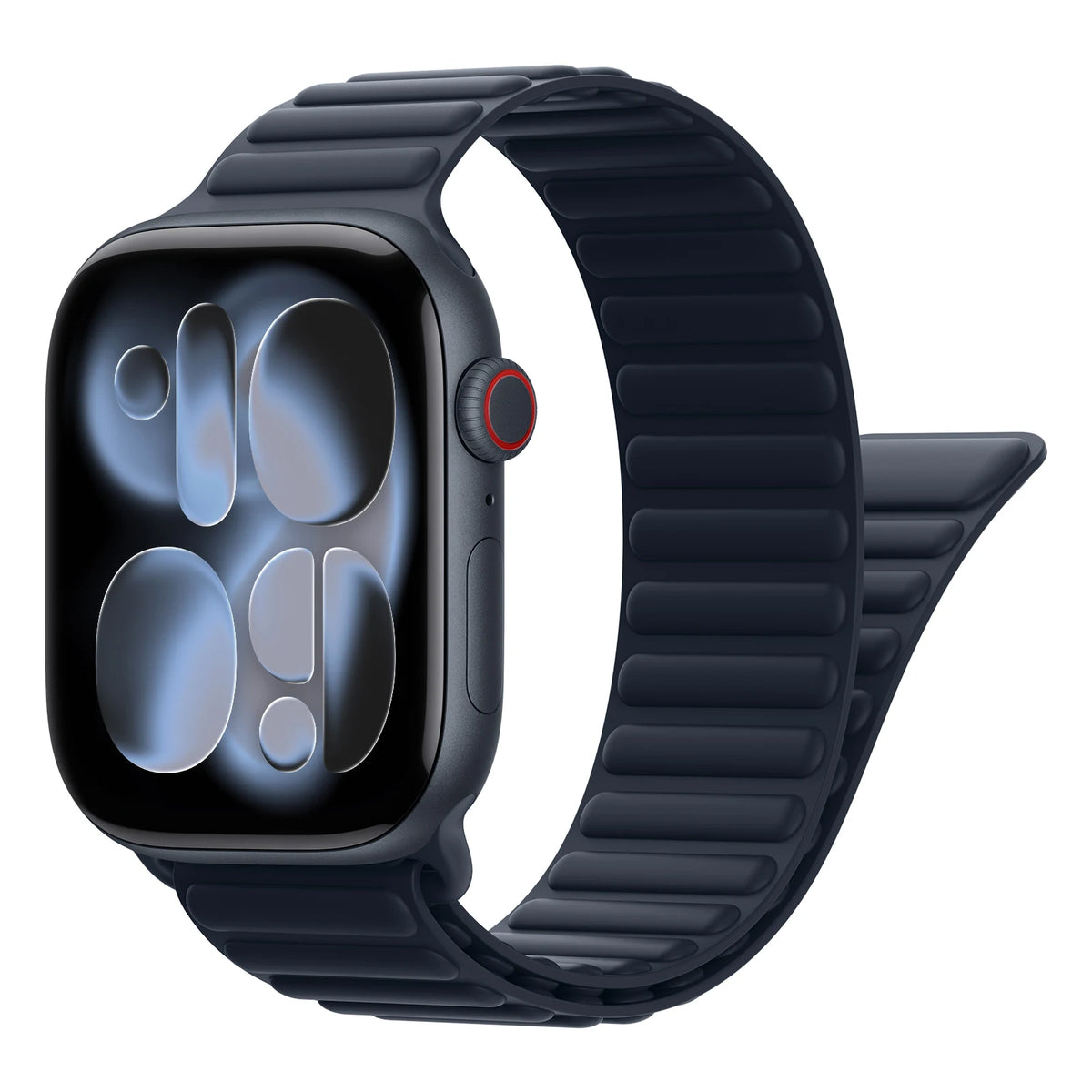Silicone Magnetic Closure Band with N55 Magnets for Apple Watch