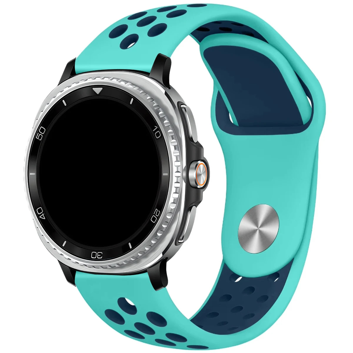 Dual Color Soft Silicone Sport Band for Samsung Galaxy Watch 8 & Galaxy Watch 8 Classic