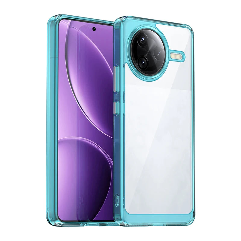 Clear Hard PC + Soft TPU Bumper Case for Xiaomi Redmi K80 Pro