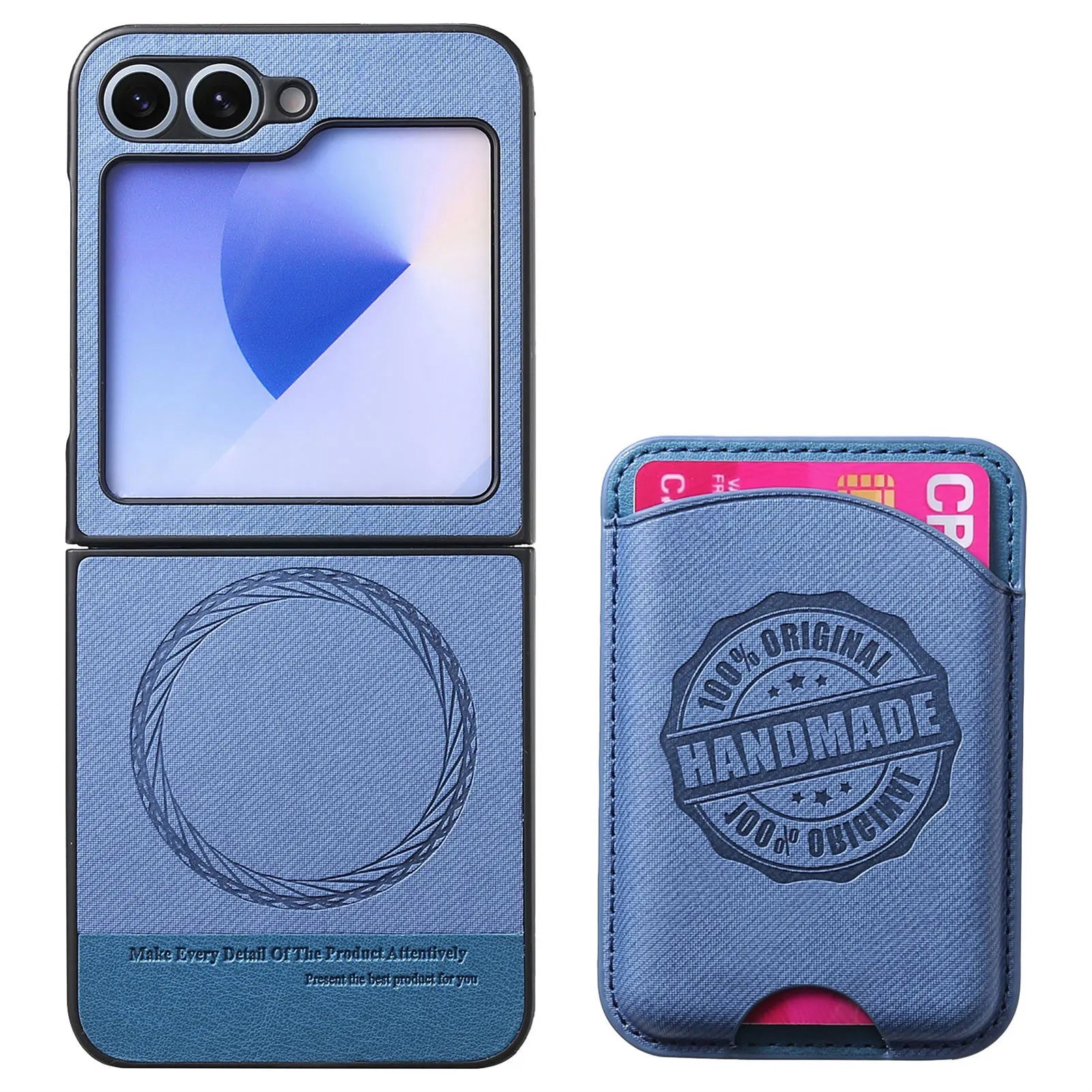 2-in-1 Detachable Leather Wallet Case for Samsung Galaxy Z Flip 6