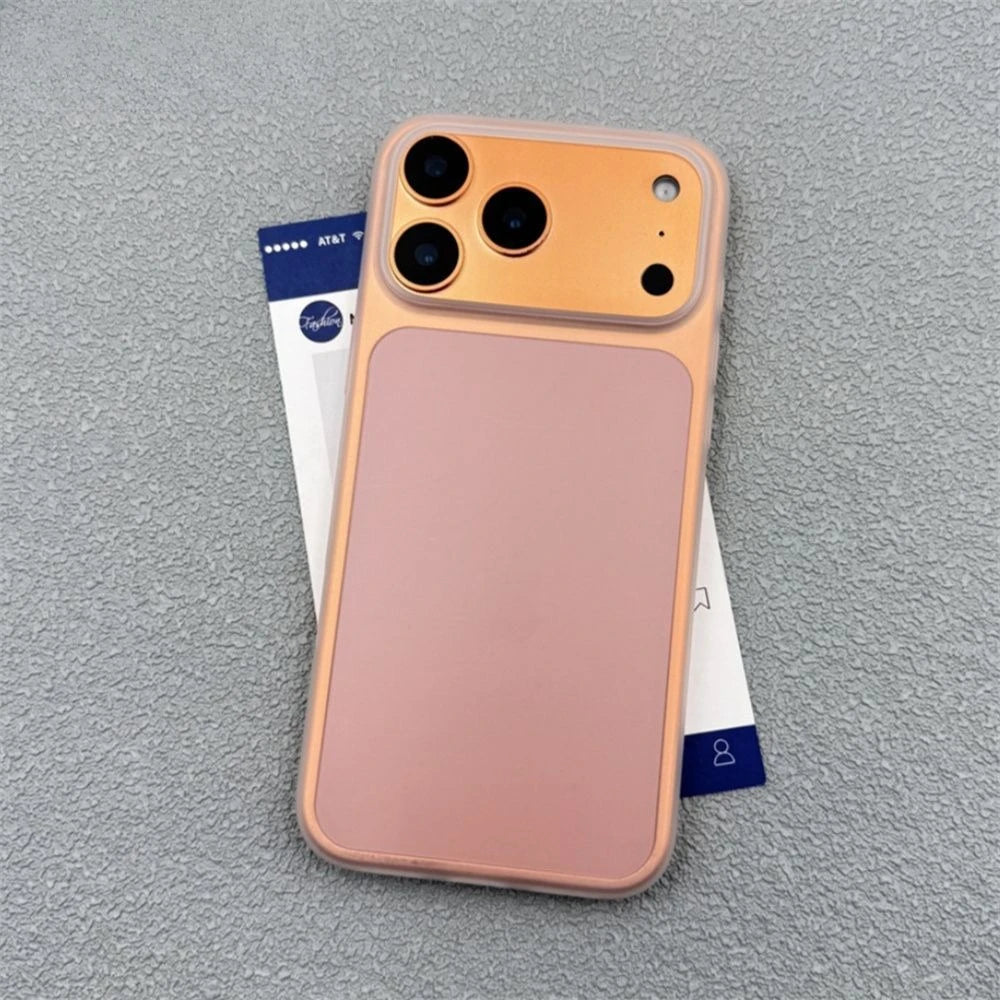 Simple Solid Color Frosted Case for iPhone 17 Series