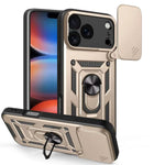 Shockproof Armor Case with Sliding Lens Cover for iPhone 17 Series